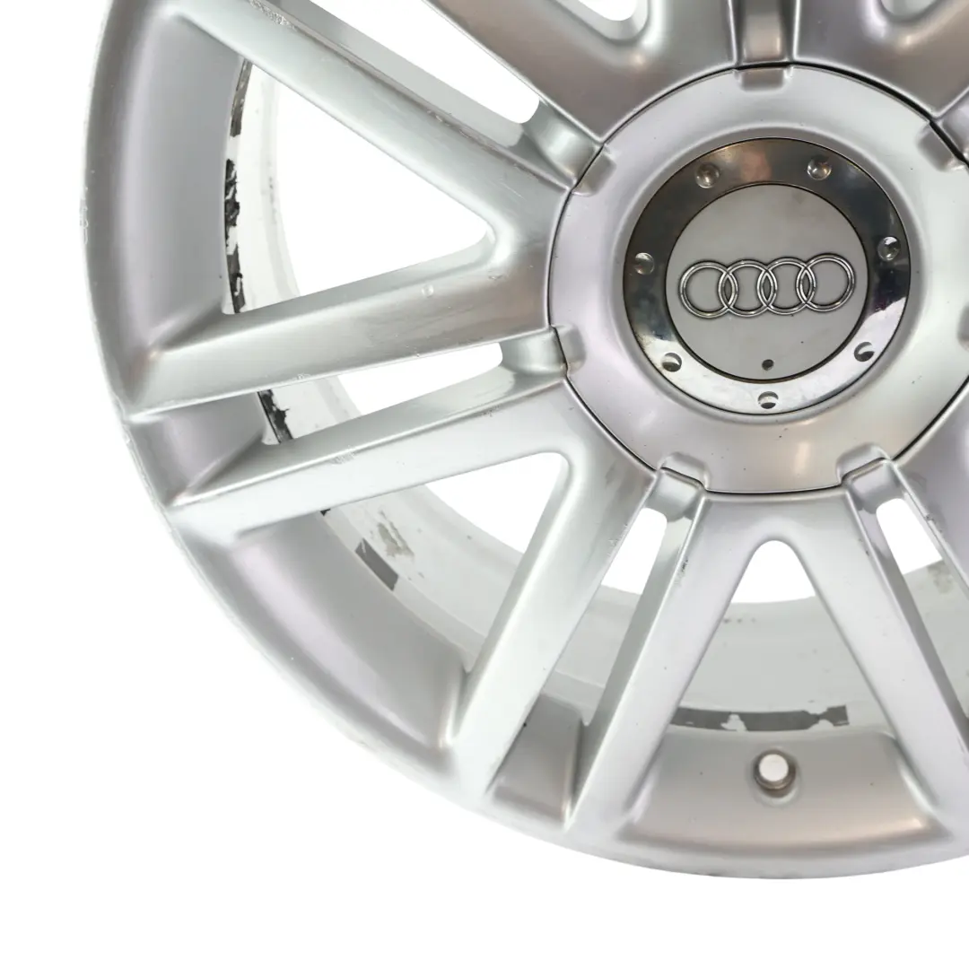 Audi A3 S3 8P Wheel Alloy Rim Silver 18" 7,5J ET:56 7 Double Spoke - SKU 8P0601025AJ-4 - Part number 8P0601025AJ