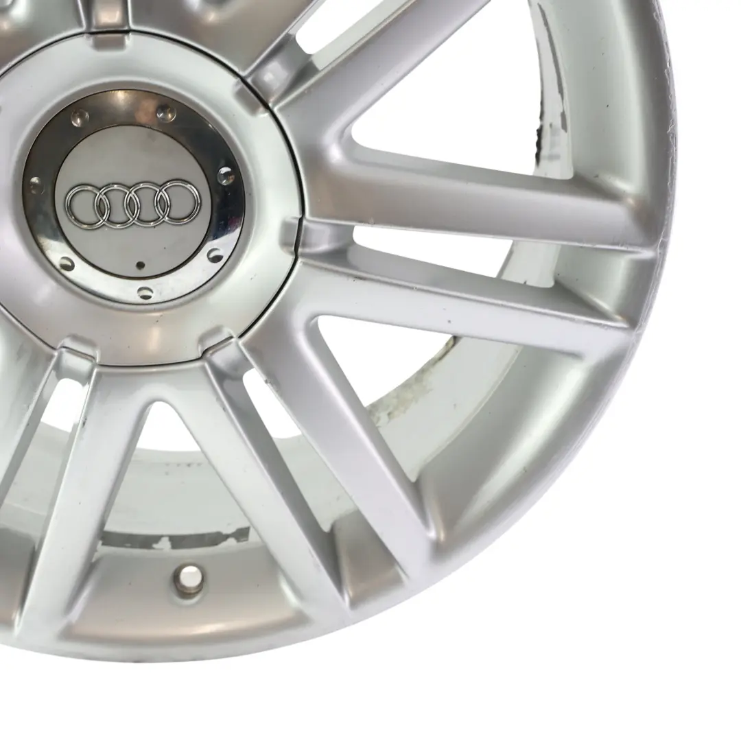 Audi A3 S3 8P Wheel Alloy Rim Silver 18" 7,5J ET:56 7 Double Spoke - SKU 8P0601025AJ-4 - Part number 8P0601025AJ