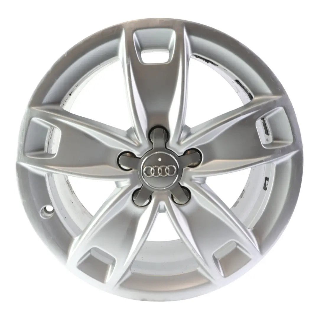 Audi A3 8P Silberne Leichtmetallfelge 17" 7,5J ET:56 Sternspeiche - SKU 8P0601025BL-2 - Teilenummer 8P0601025BL