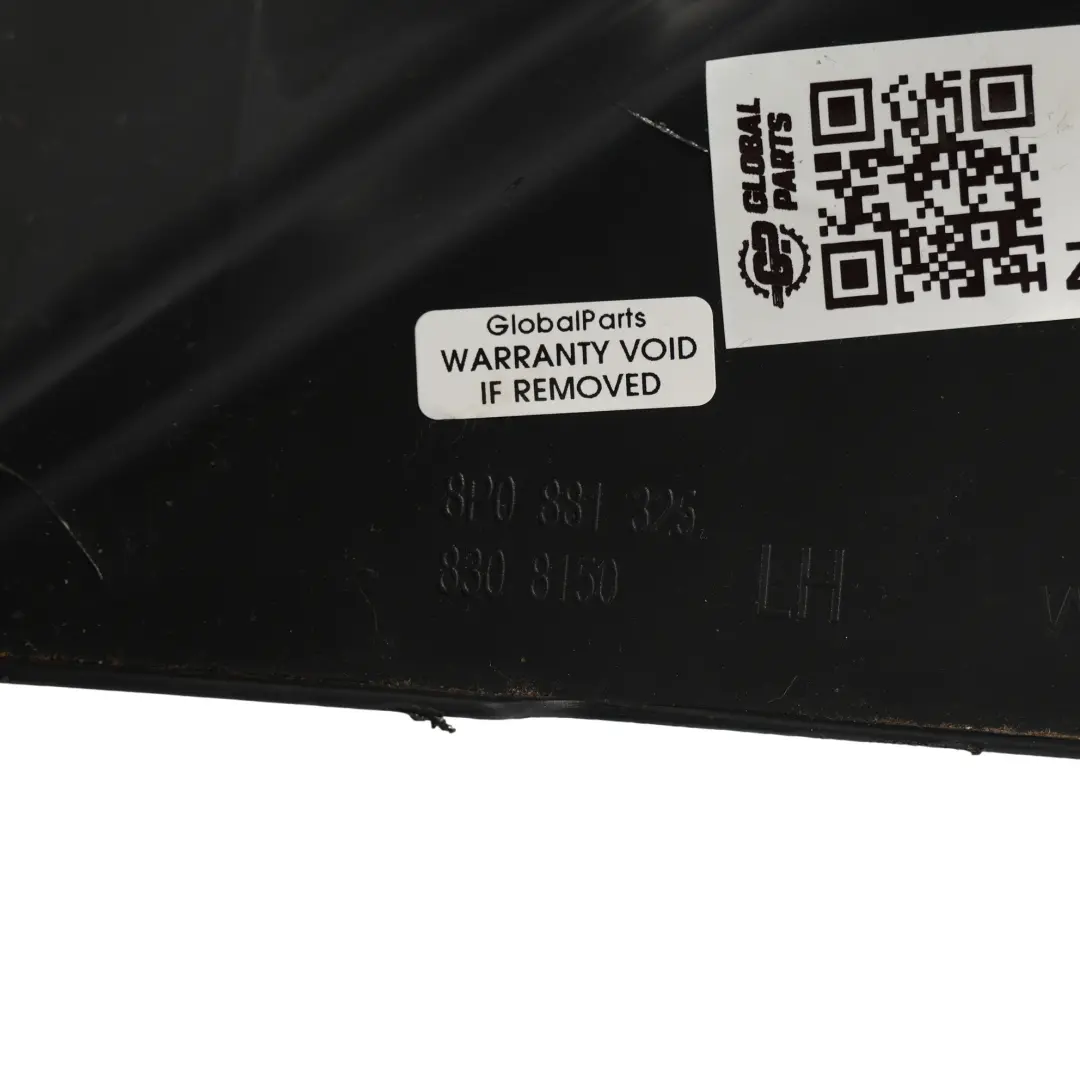 Audi A3 8P Front Seat Surround Trim Cover Panel Black Outer Left N/S - SKU 8P0881325 - Part number 8P0881325