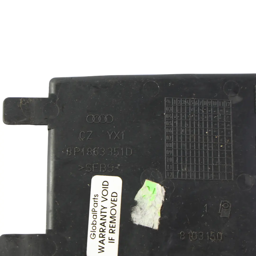 Mat Trim Insert Cover Panel to Audi S3 8P with Part number 8P1853351D Audi S3 8P Mat Trim Insert Cover Panel - SKU 8P1853351D - Part number 8P1853351D