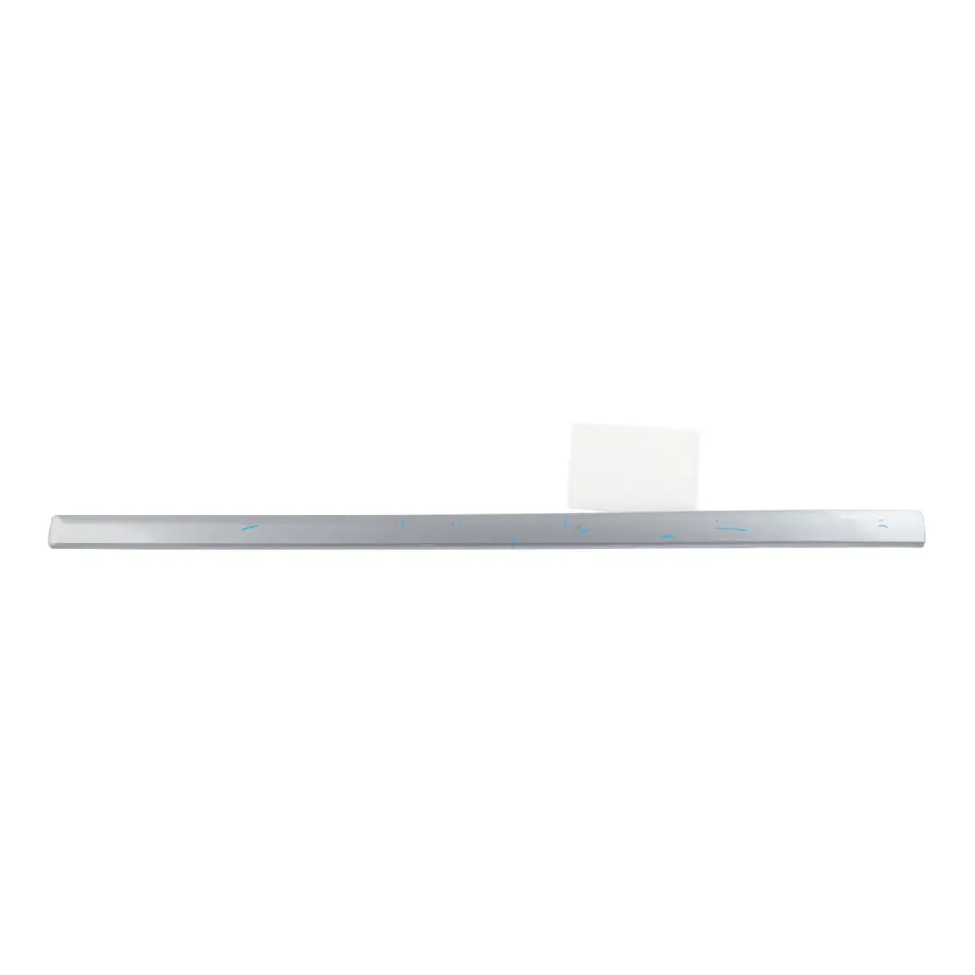 Audi A3 8P Front Door Upper Moulding Strip Left N/S Akoya Silver Metallic - Y7H - SKU 8P4853953A-ASI - Part number 8P4853953A