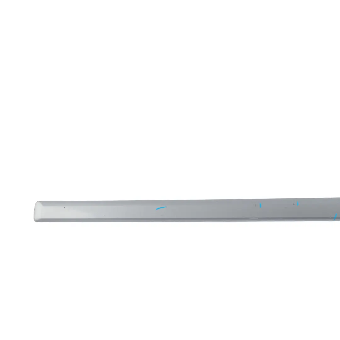 Audi A3 8P Front Door Upper Moulding Strip Left N/S Akoya Silver Metallic - Y7H - SKU 8P4853953A-ASI - Part number 8P4853953A