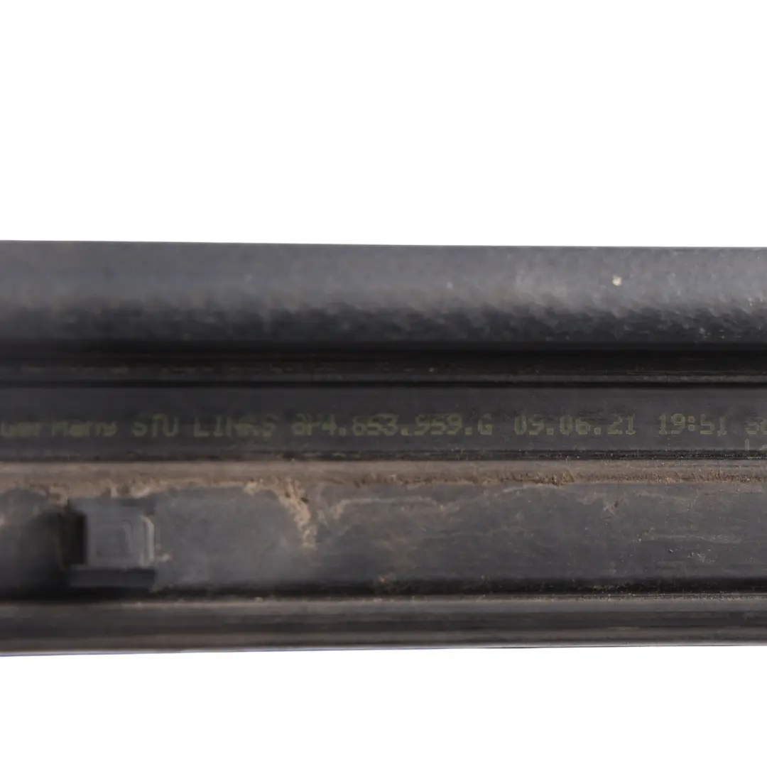 Audi A3 8P Front Door Trim Moulding Strip Left N/S Phantom Black-Z9Y - SKU 8P4853959G-PHB - Part number 8P4853959G