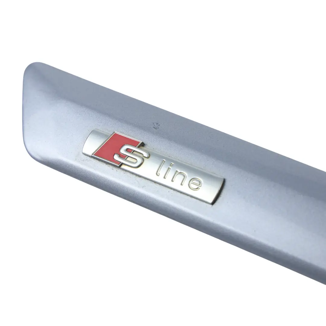 Door Sill Cover Moulding Strip Trim Right O/S Akoya Silver Y7H to Audi A3 8P Rear with Part number 8P4853964A Audi A3 8P Rear Door Sill Cover Moulding Strip Trim Right O/S Akoya Silver Y7H - SKU 8P4853964A-ASI - Part number 8P4853964A