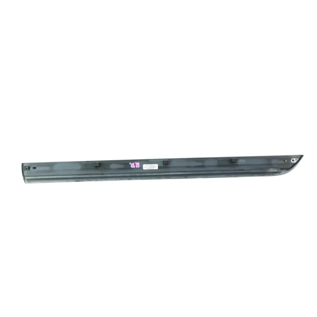 Audi A3 8P Rear Door Trim Moulding Strip Right O/S Akoya Silver Metallic Y7H - SKU 8P4853970F-ASI - Part number 8P4853970F