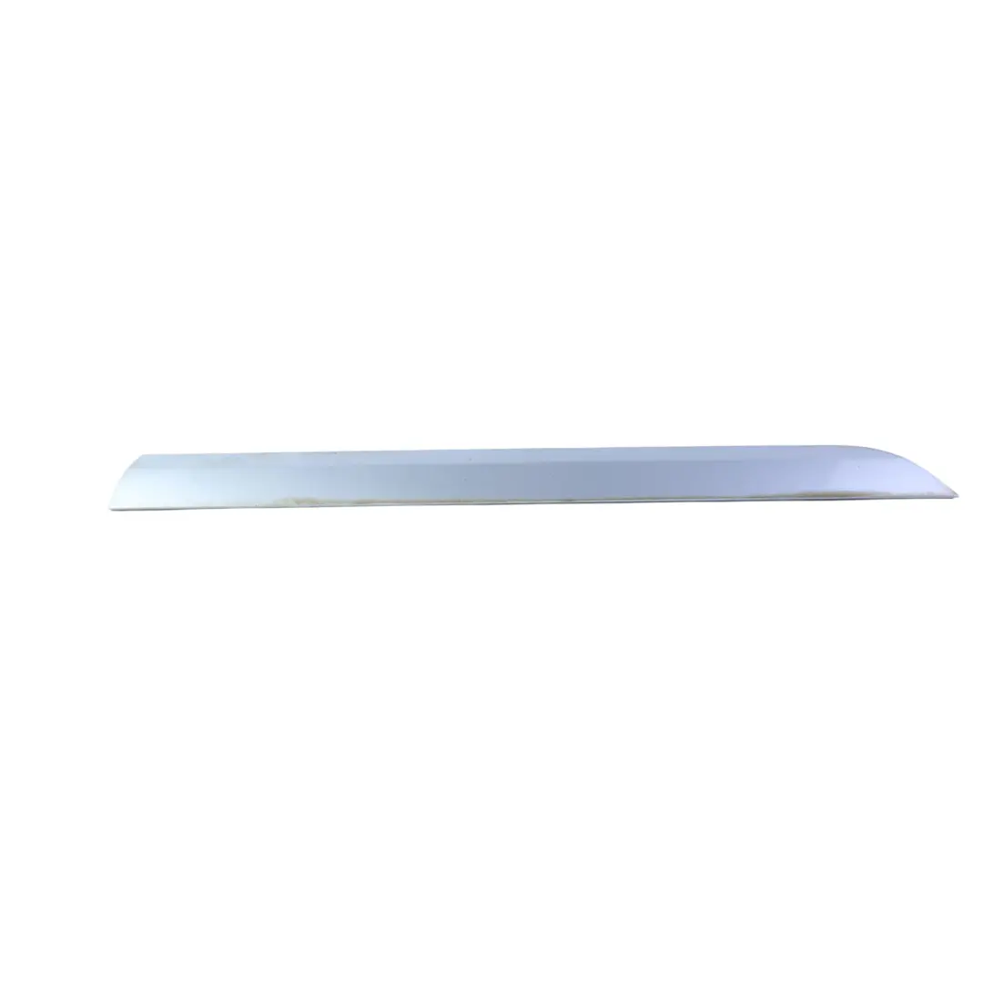 Door Trim Moulding Strip Right O/S Akoya Silver Metallic Y7H to Audi A3 8P Rear with Part number 8P4853970F Audi A3 8P Rear Door Trim Moulding Strip Right O/S Akoya Silver Metallic Y7H - SKU 8P4853970F-ASI - Part number 8P4853970F