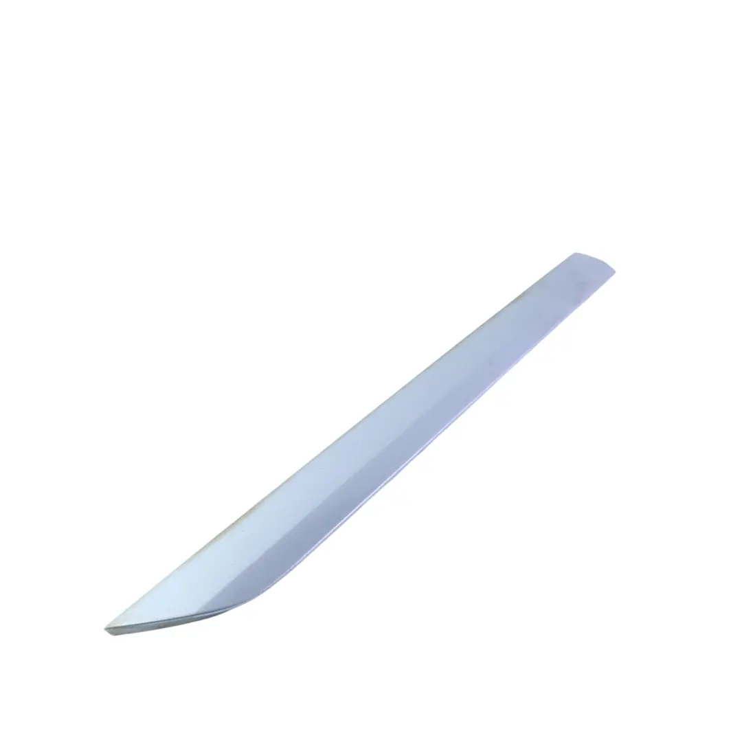 Door Trim Moulding Strip Right O/S Akoya Silver Metallic Y7H to Audi A3 8P Rear with Part number 8P4853970F Audi A3 8P Rear Door Trim Moulding Strip Right O/S Akoya Silver Metallic Y7H - SKU 8P4853970F-ASI - Part number 8P4853970F