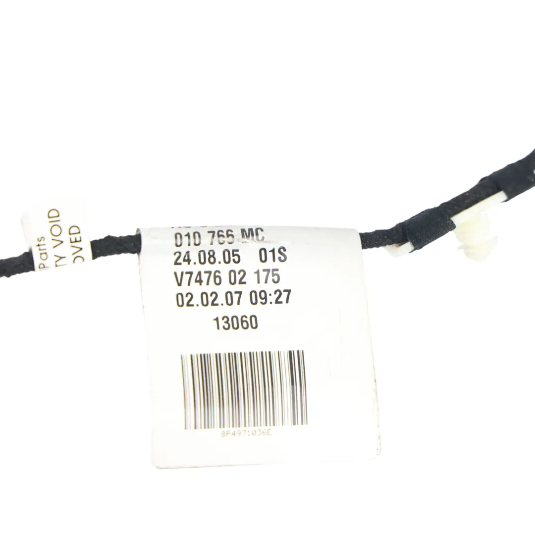 Audi A3 8P Faisceau Câblage Panneau Porte Avant Côté Passager - SKU 8P4971036E - Numéro de pièce 8P4971036E