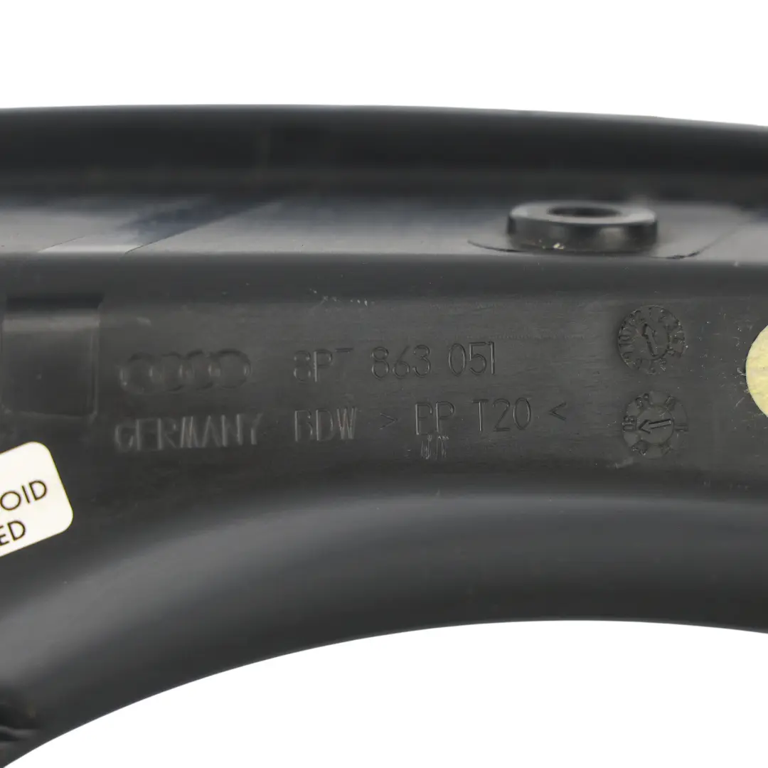 Audi A3 8P Panel Osłona Wykładziny Bagażnika Lewa - SKU 8P7863051A - Numer Części 8P7863051A
