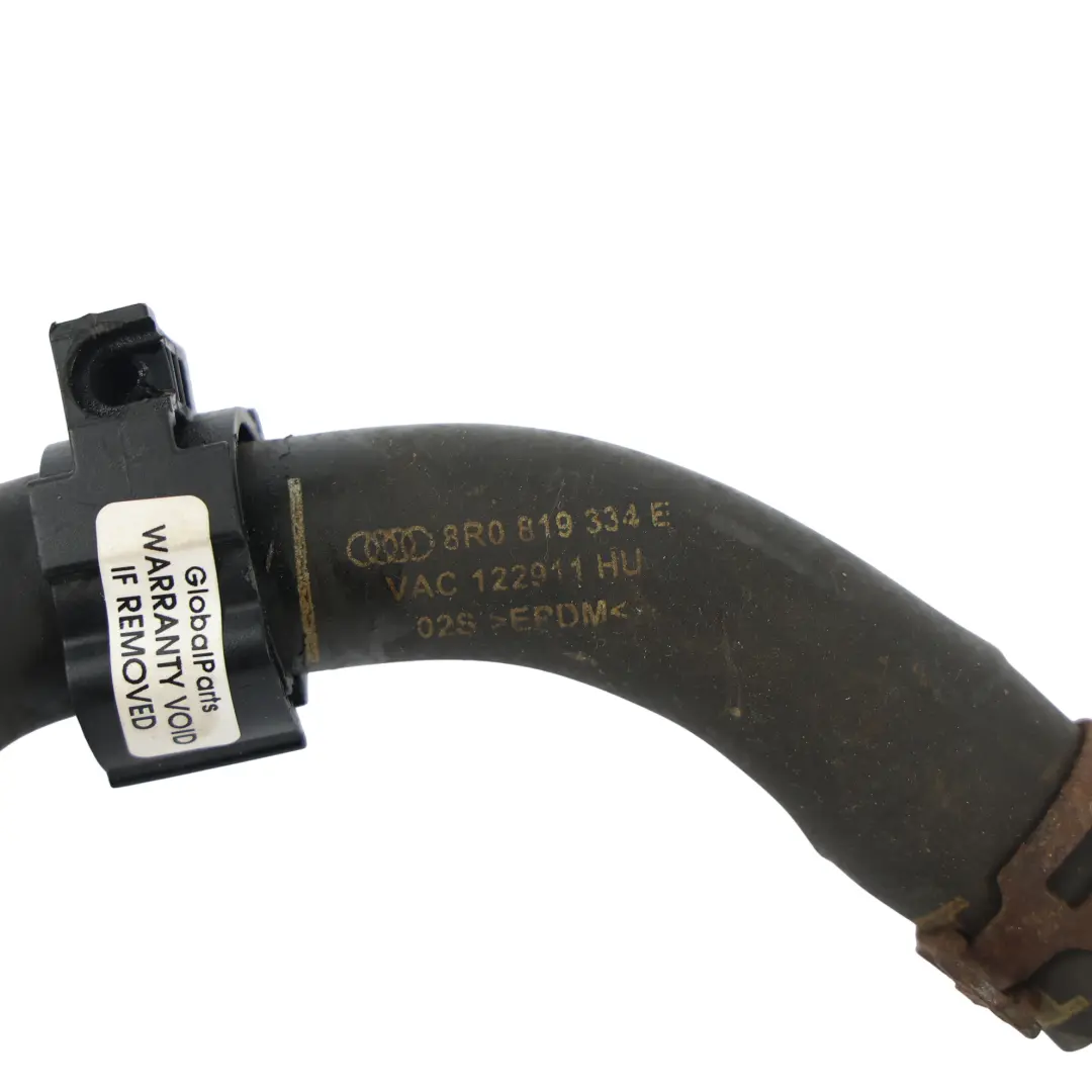 Tubo Flessibile Collegamento Riscaldatore Acqua per Audi Q5 8R con numero di parte 8R0819334E Audi Q5 8R Tubo Flessibile Collegamento Riscaldatore Acqua - SKU 8R0819334E - Numero di parte 8R0819334E