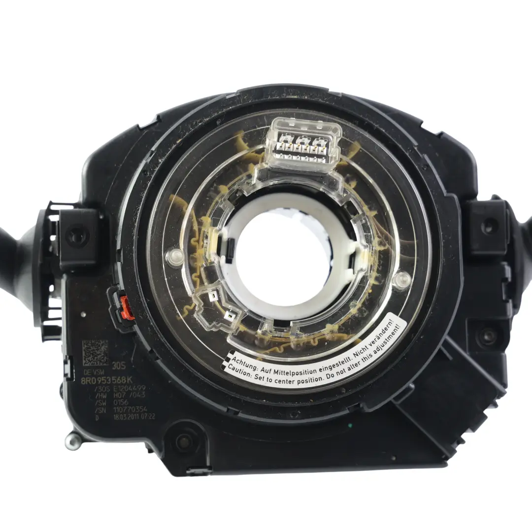 Audi A5 8T Commodo Commutateur Essuie-Glace Clignotant - SKU 8R0953568K - Numéro de pièce 8R0953568K