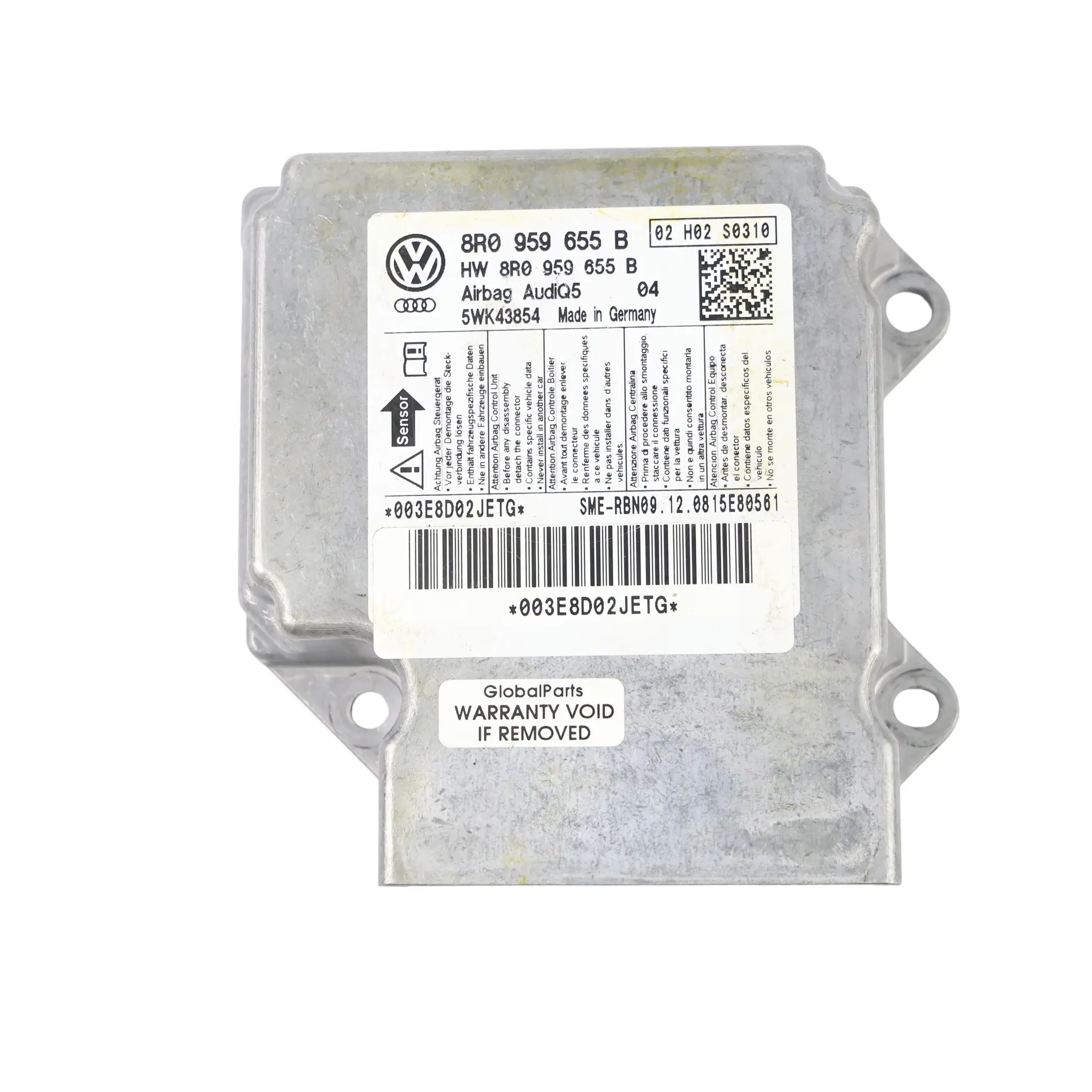 Audi Q5 8R Klimasteuergerät Modul Steuergerät 8R0959655B