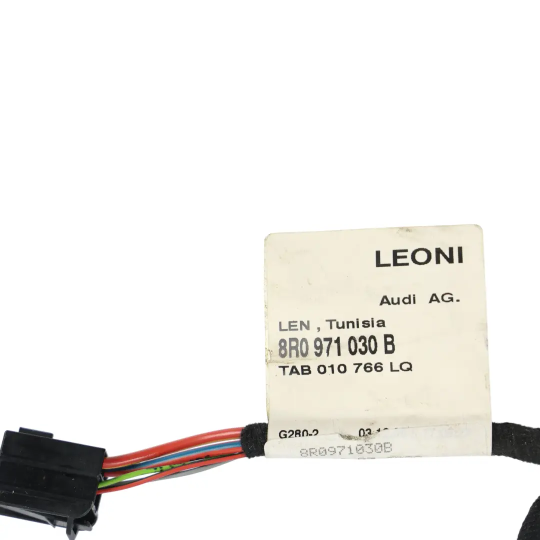 Faisceau Câblage Porte Avant Côté Passager pour Audi Q5 8R à propos du numéro de pièce 8R0971030B Audi Q5 8R Faisceau Câblage Porte Avant Côté Passager - SKU 8R0971030B - Numéro de pièce 8R0971030B