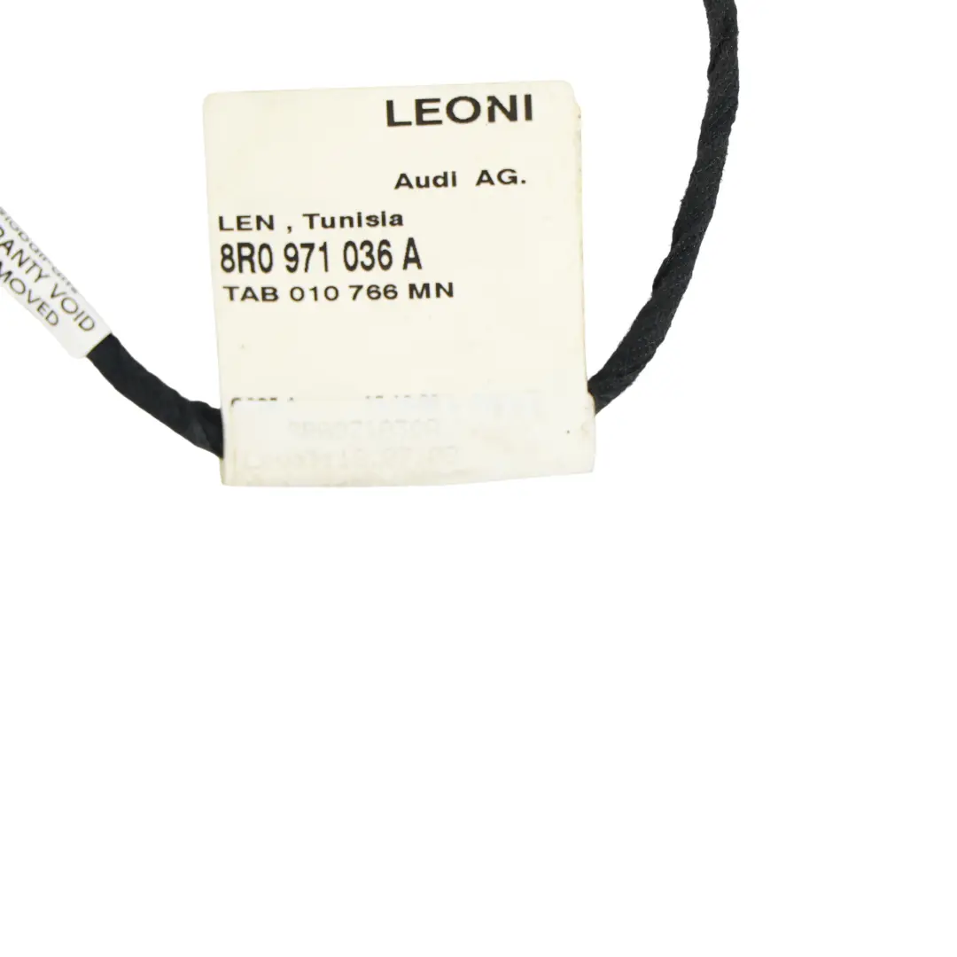 Audi Q5 8R Door Wiring Loom Harness Cable Front Passenger Side - SKU 8R0971036A - Part number 8R0971036A
