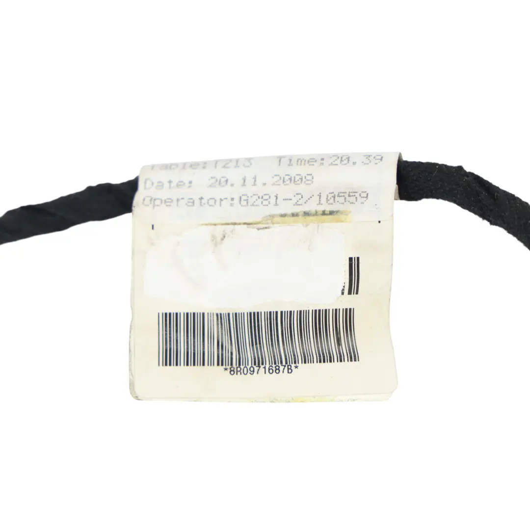 Audi Q5 8R Cableado Arnés Puerta Trasera Izquierda - SKU 8R0971687B - Número de pieza 8R0971687B