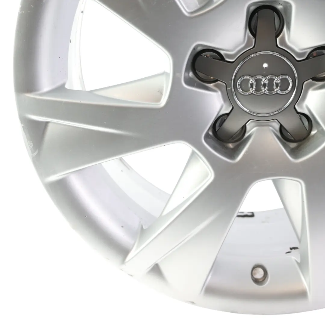 Audi A5 8T Jante Alliage Léger Argent 17" 7,5J ET:28 C - SKU 8T0601025C-6 - Numéro de pièce 8T0601025C