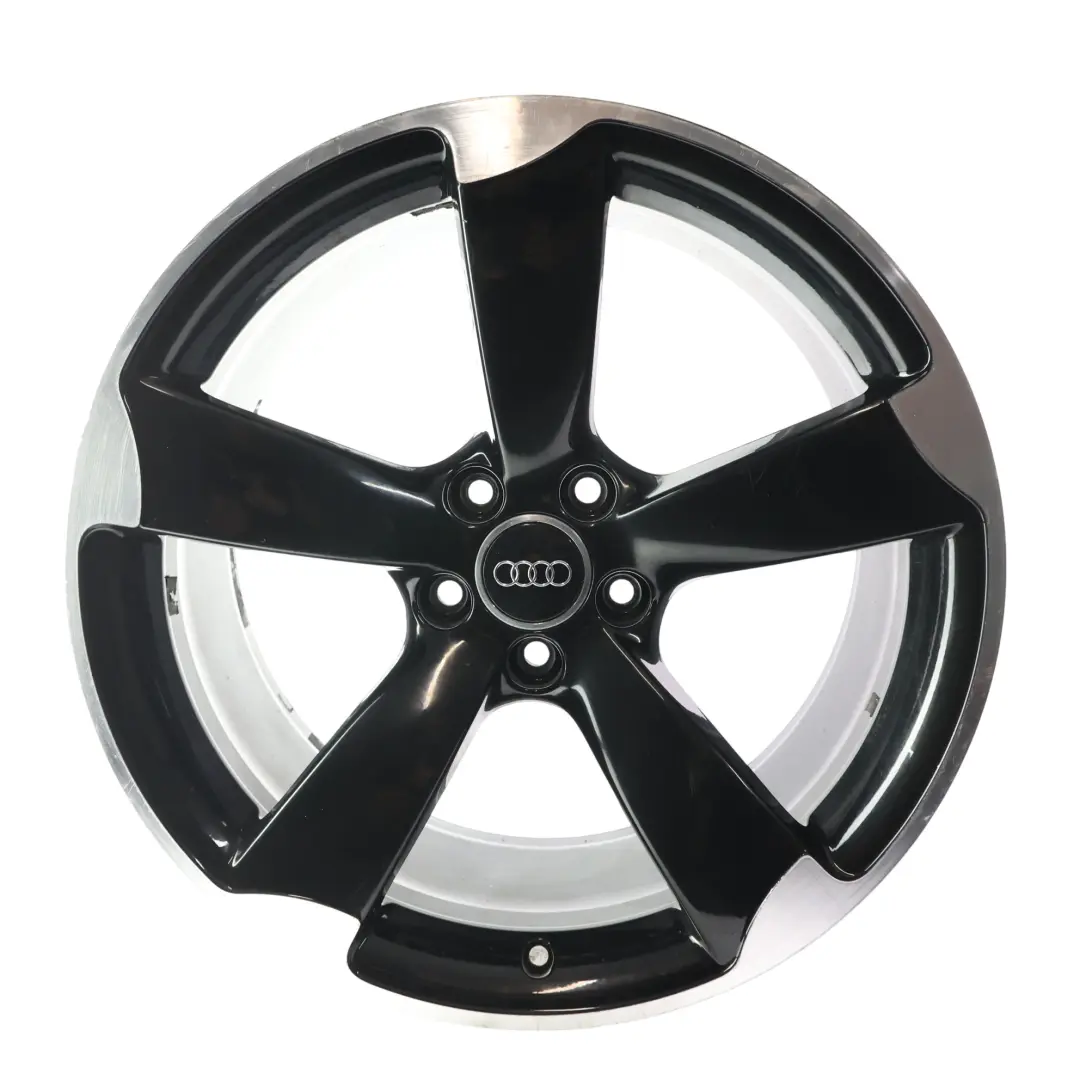 Czarna Felga Aluminiowa Roto 19" 9J ET:33 do Audi A5 8T o numerze 8T0601025CD Audi A5 8T Czarna Felga Aluminiowa Roto 19" 9J ET:33 - SKU 8T0601025CD-2 - Numer Części 8T0601025CD