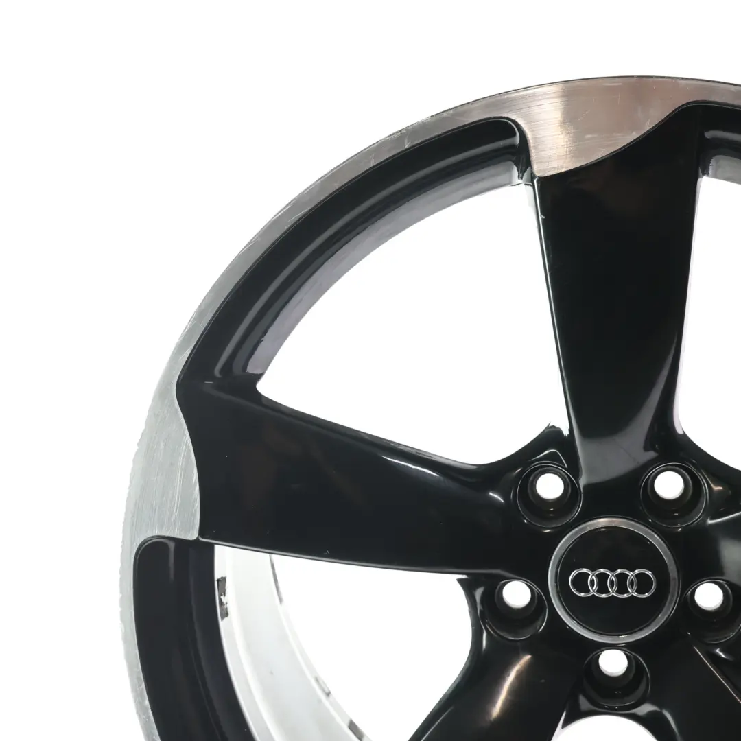 Audi A5 8T Czarna Felga Aluminiowa Roto 19" 9J ET:33 - SKU 8T0601025CD-2 - Numer Części 8T0601025CD