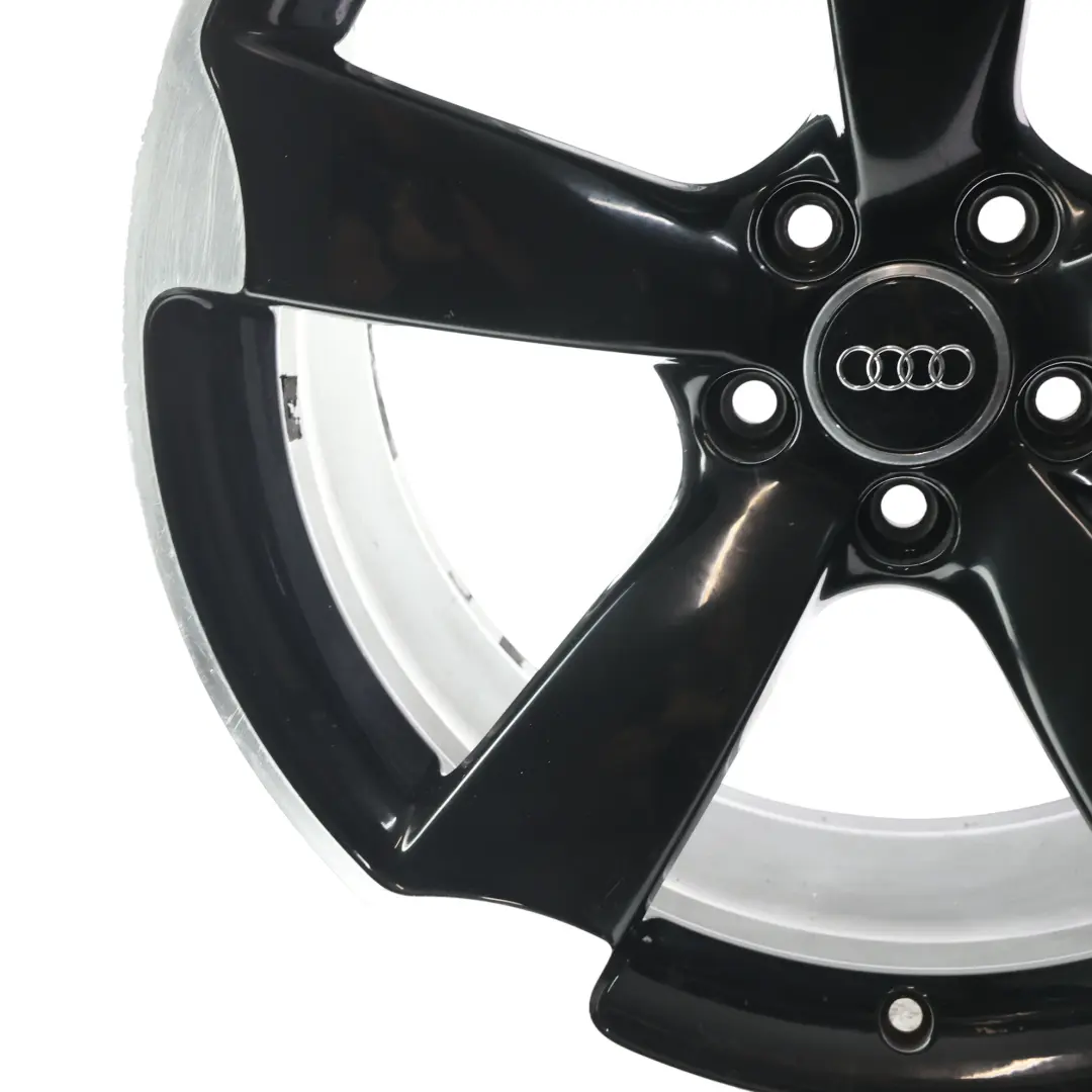 Audi A5 8T Czarna Felga Aluminiowa Roto 19" 9J ET:33 - SKU 8T0601025CD-2 - Numer Części 8T0601025CD