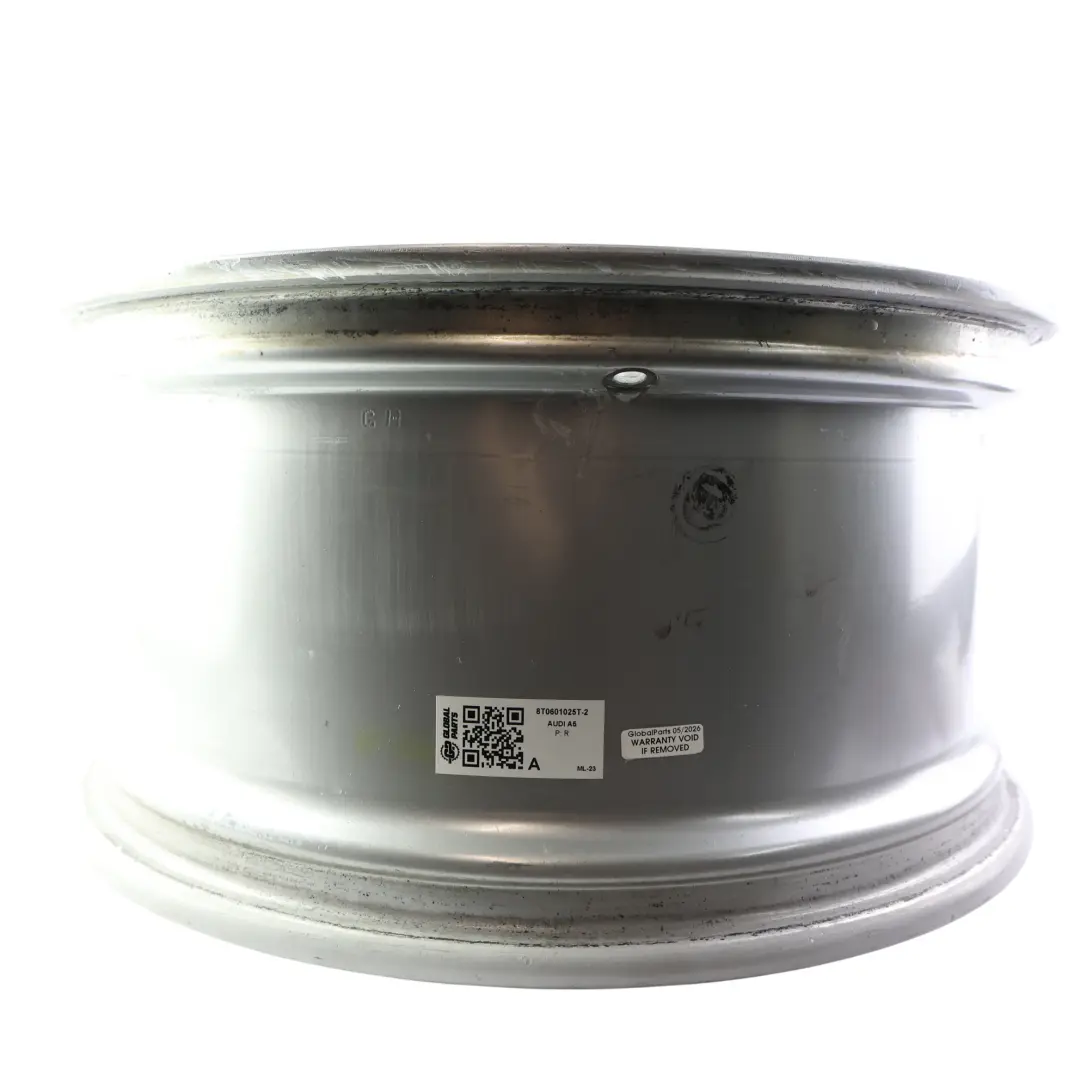 Audi A5 S5 8T 8F Silberne Leichtmetallfelge 19" 9J ET:33 - SKU 8T0601025T-2 - Teilenummer 8T0601025T