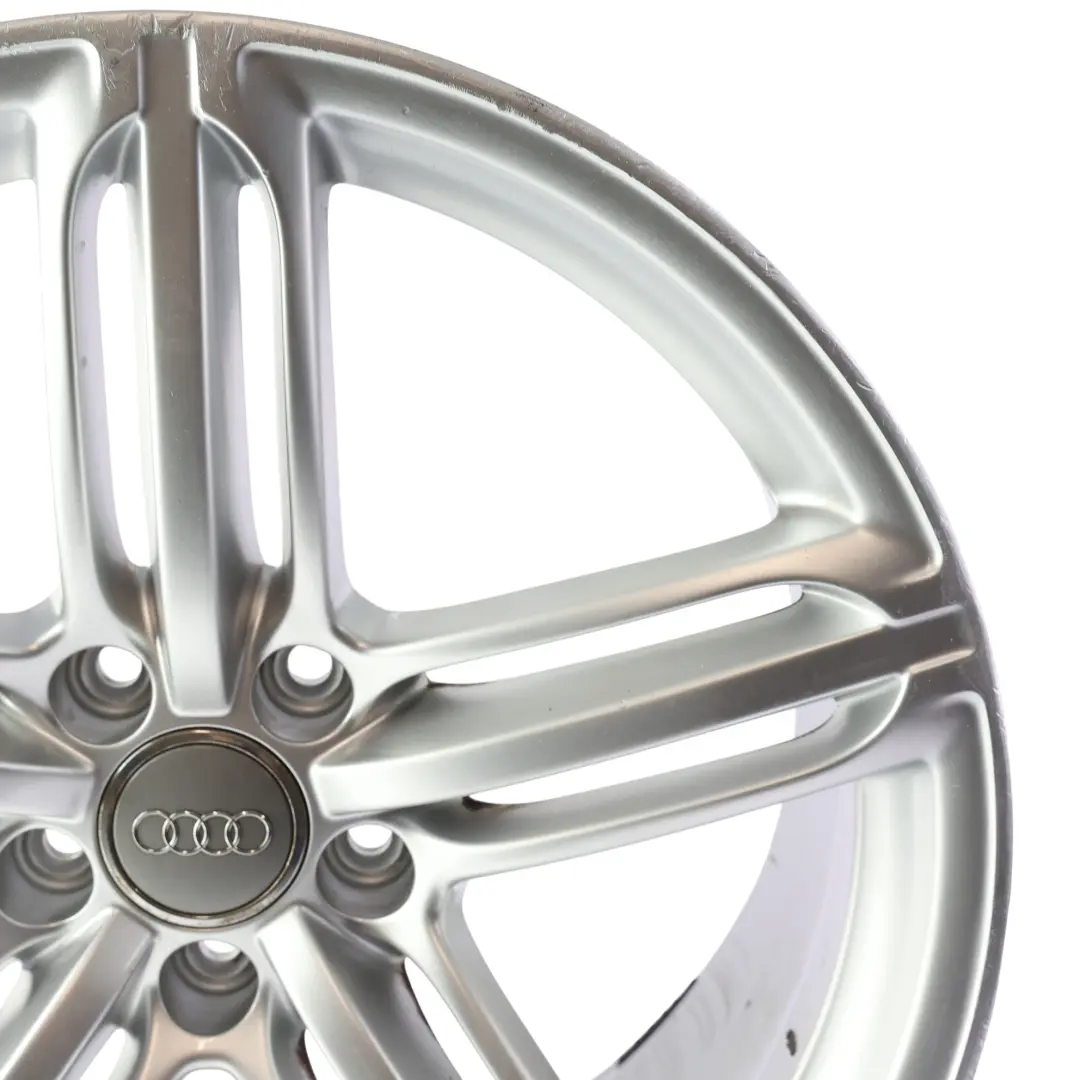 8F Srebrna Felga Aluminiowa 19" 9J ET:33 do Audi A5 S5 8T o numerze 8T0601025T Audi A5 S5 8T 8F Srebrna Felga Aluminiowa 19" 9J ET:33 - SKU 8T0601025T-2 - Numer Części 8T0601025T