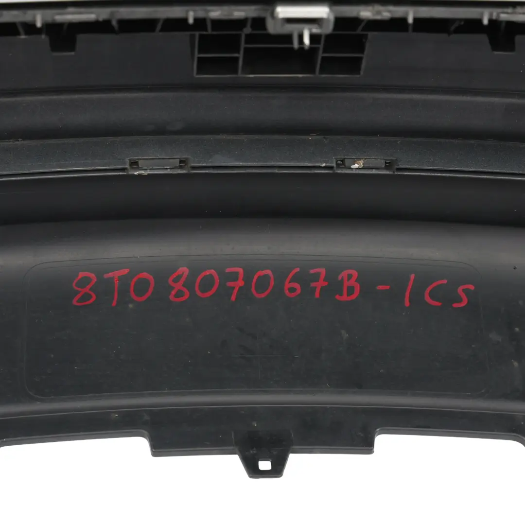 Audi A5 8T Rear Bumper Trim Covering Panel Ice Silver Metallic - X7W - SKU 8T0807067B-ICS - Part number 8T0807067B