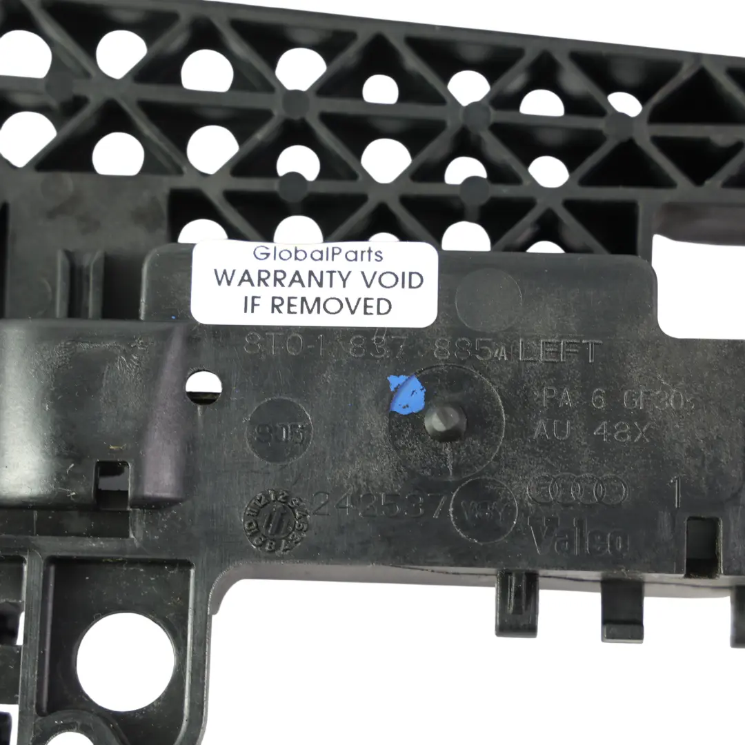 Wspornik Klamki Drzwi Tylnych Lewy do Audi A5 8T o numerze 8T0837885A Audi A5 8T Wspornik Klamki Drzwi Tylnych Lewy - SKU 8T0837885A - Numer Części 8T0837885A