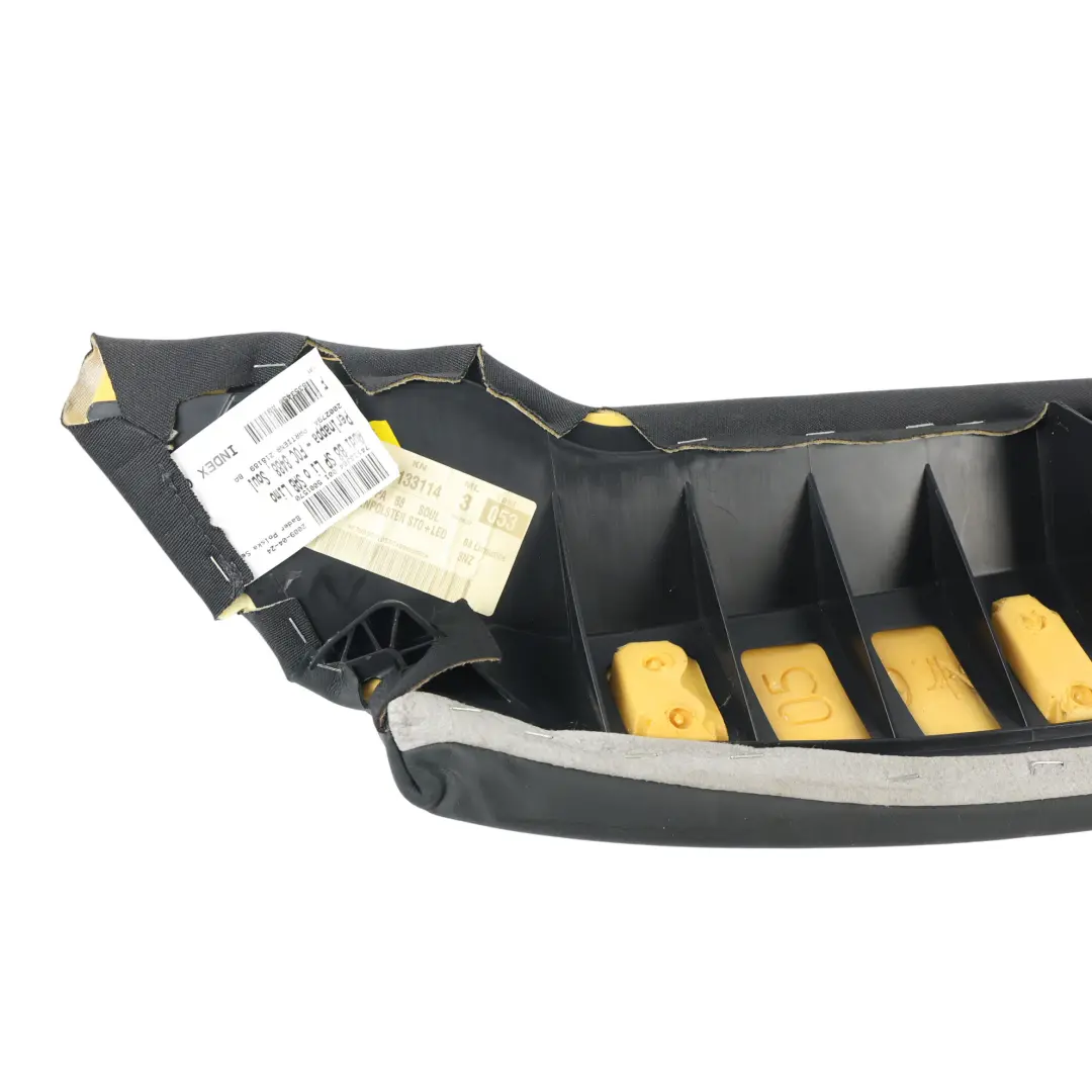 Audi A4 B8 A5 8T Seitliche Sitzverkleidung Hinten Links Schwarz Kunstleder - SKU 8K0885703AG - Teilenummer 8K0885703AG