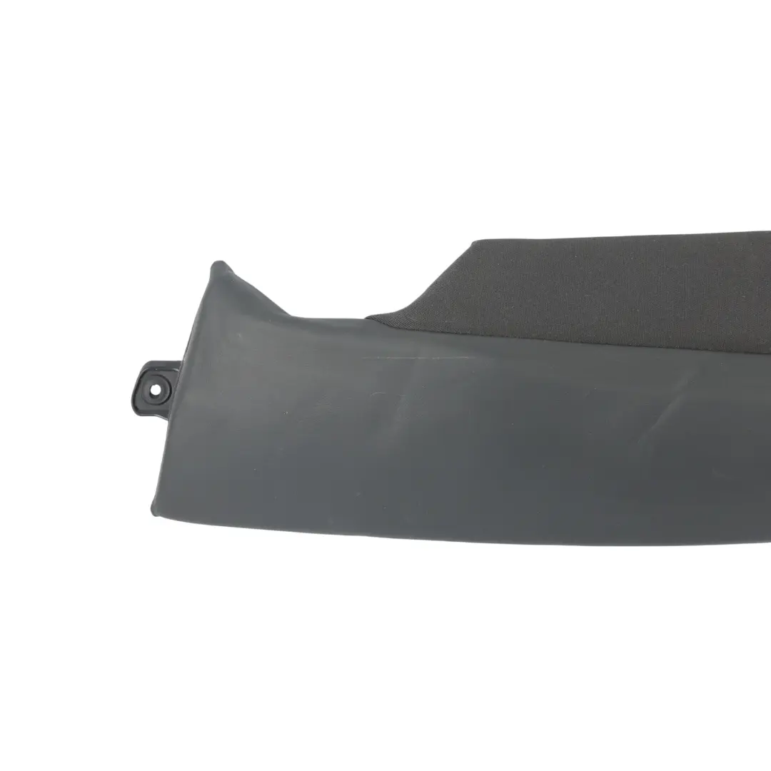 Audi A4 B8 A5 8T Seitliche Sitzverkleidung Hinten Links Schwarz Kunstleder - SKU 8K0885703AG - Teilenummer 8K0885703AG
