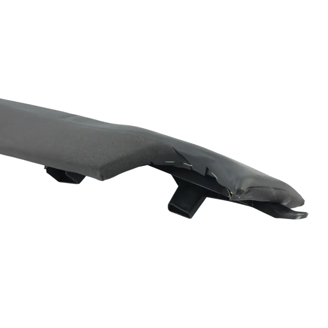 Audi A4 B8 A5 8T Seitliche Sitzverkleidung Hinten Links Schwarz Kunstleder - SKU 8K0885703AG - Teilenummer 8K0885703AG