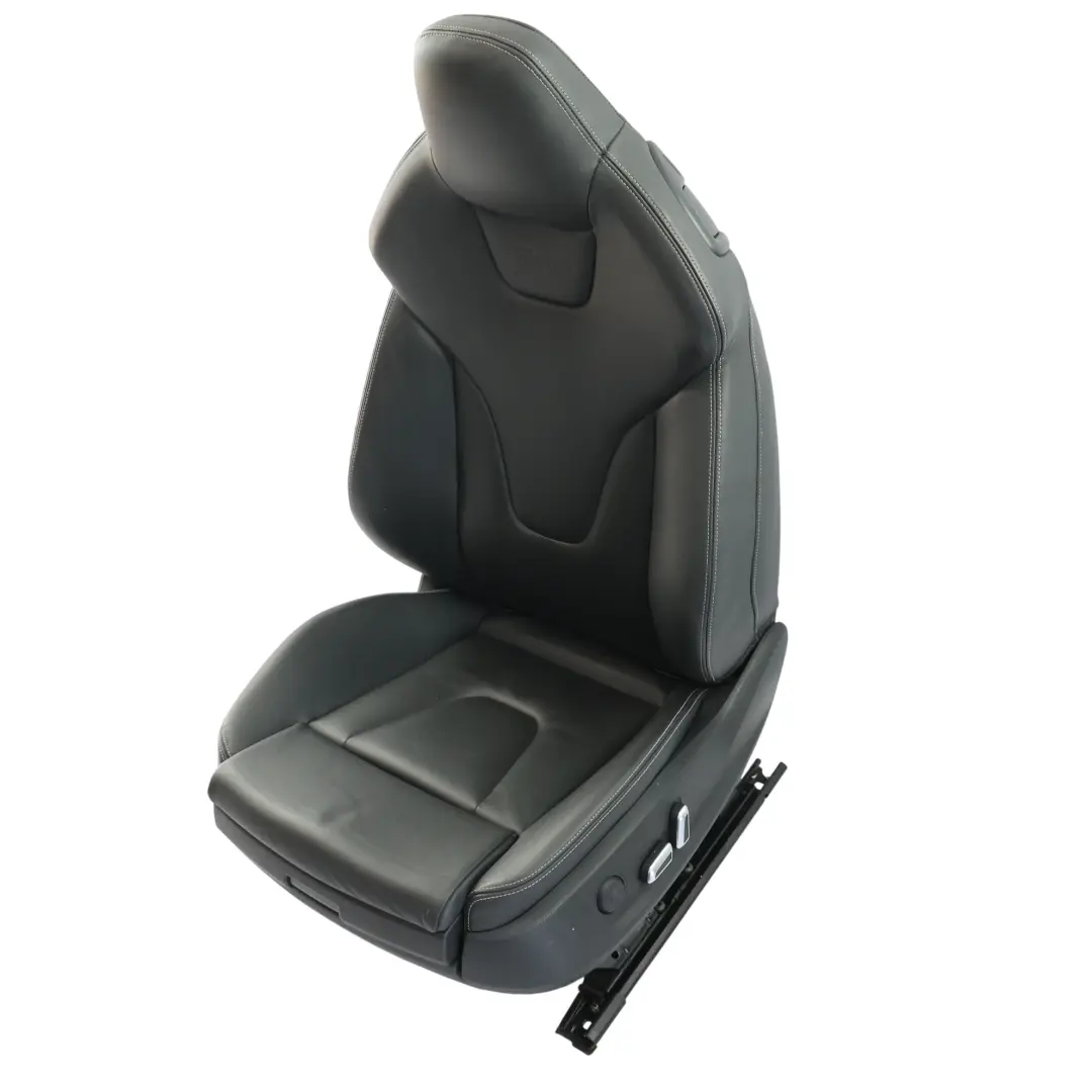 Audi S5 8T Coupe Siège Avant Sport Électrique Cuir Noir Soul Gauche - SKU 8T0881805CD-3 - Numéro de pièce 8T0881805CD