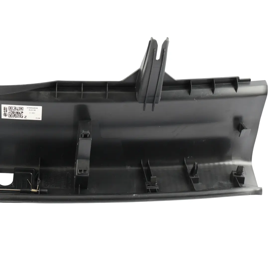 Audi A5 8T Sportback Boot Lock Surround Trim Cover Panel Black - SKU 8T8864483B - Part number 8T8864483B