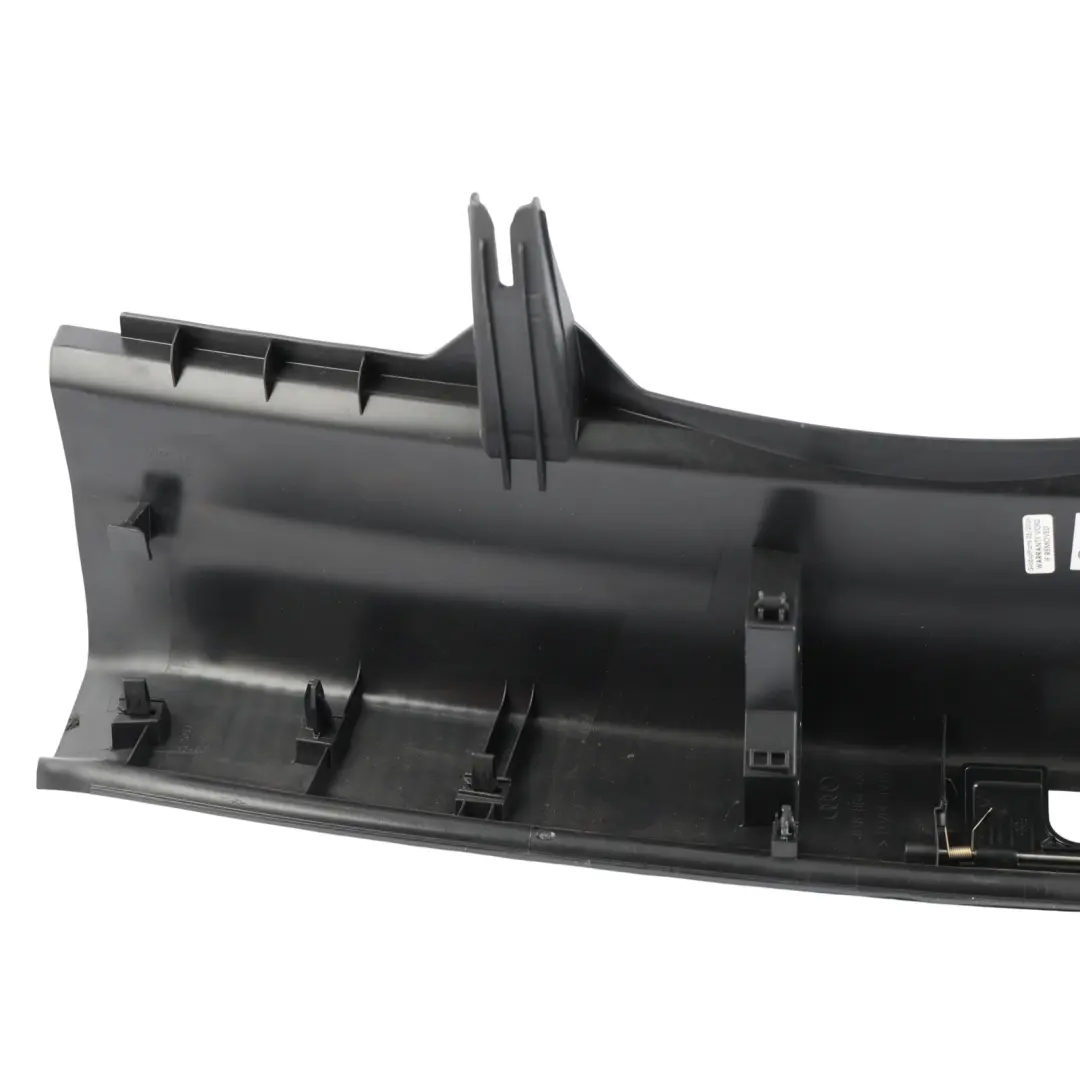 Audi A5 8T Sportback Boot Lock Surround Trim Cover Panel Black - SKU 8T8864483B - Part number 8T8864483B