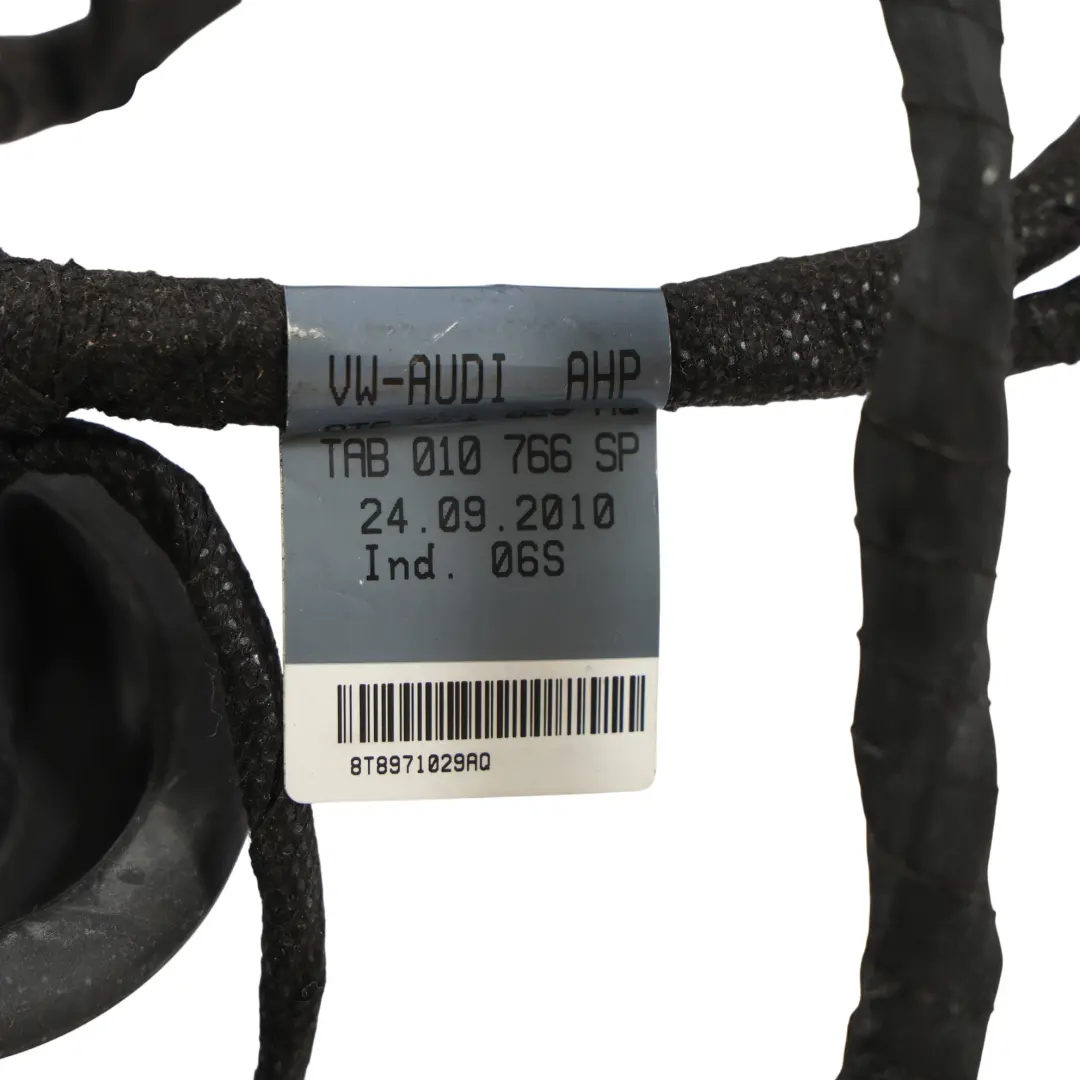 Audi A5 S5 8T Front Door Wiring Loom Harness Cable Driver's Side - SKU 8T8971029AQ - Part number 8T8971029AQ