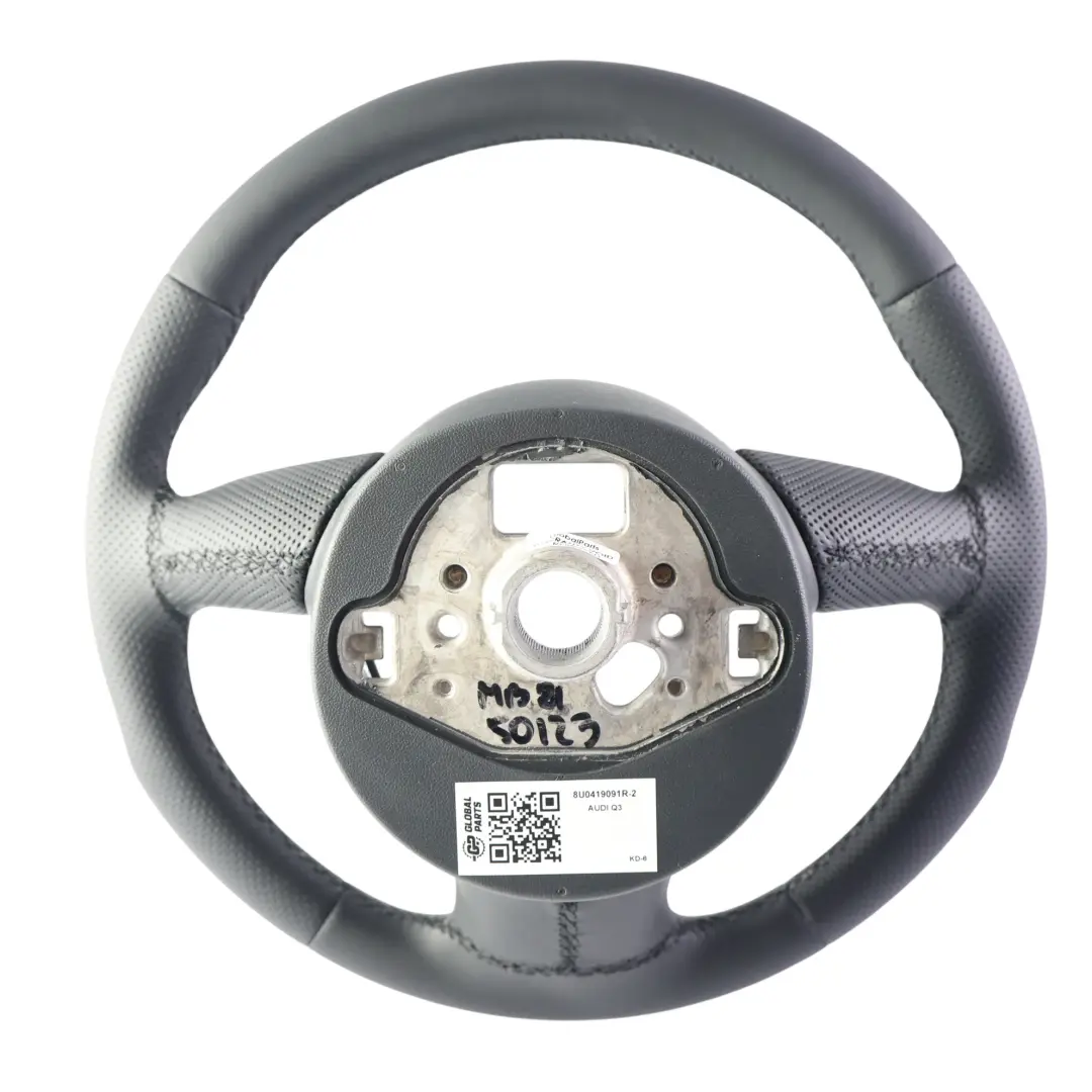 Audi Q3 8U Steering Wheel S Line NEW Black Leather Multifunction - SKU 8U0419091R-2 - Part number 8U0419091R