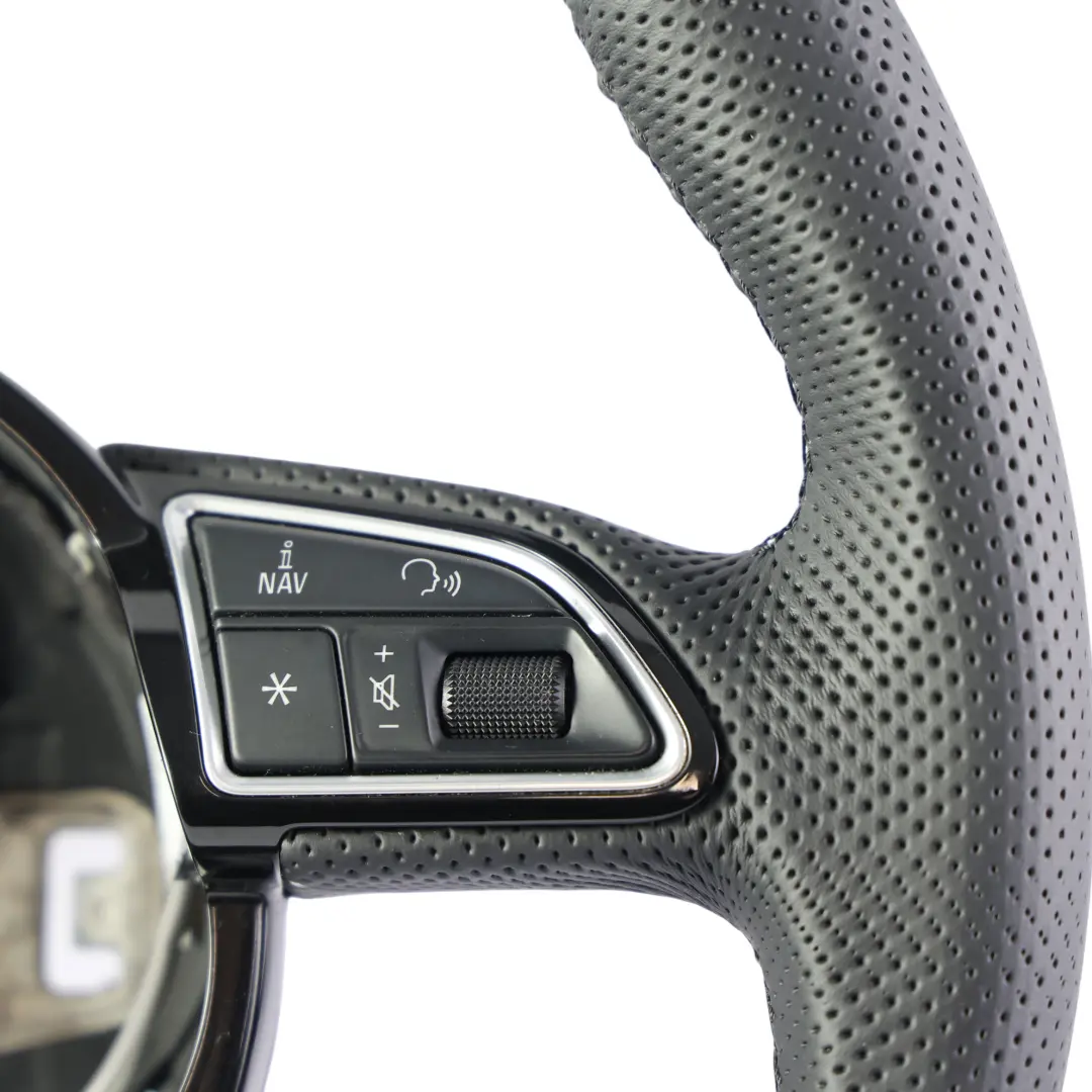 Audi Q3 8U Lenkrad S Line NEU Schwarz Leder Multifunktion - SKU 8U0419091R-2 - Teilenummer 8U0419091R