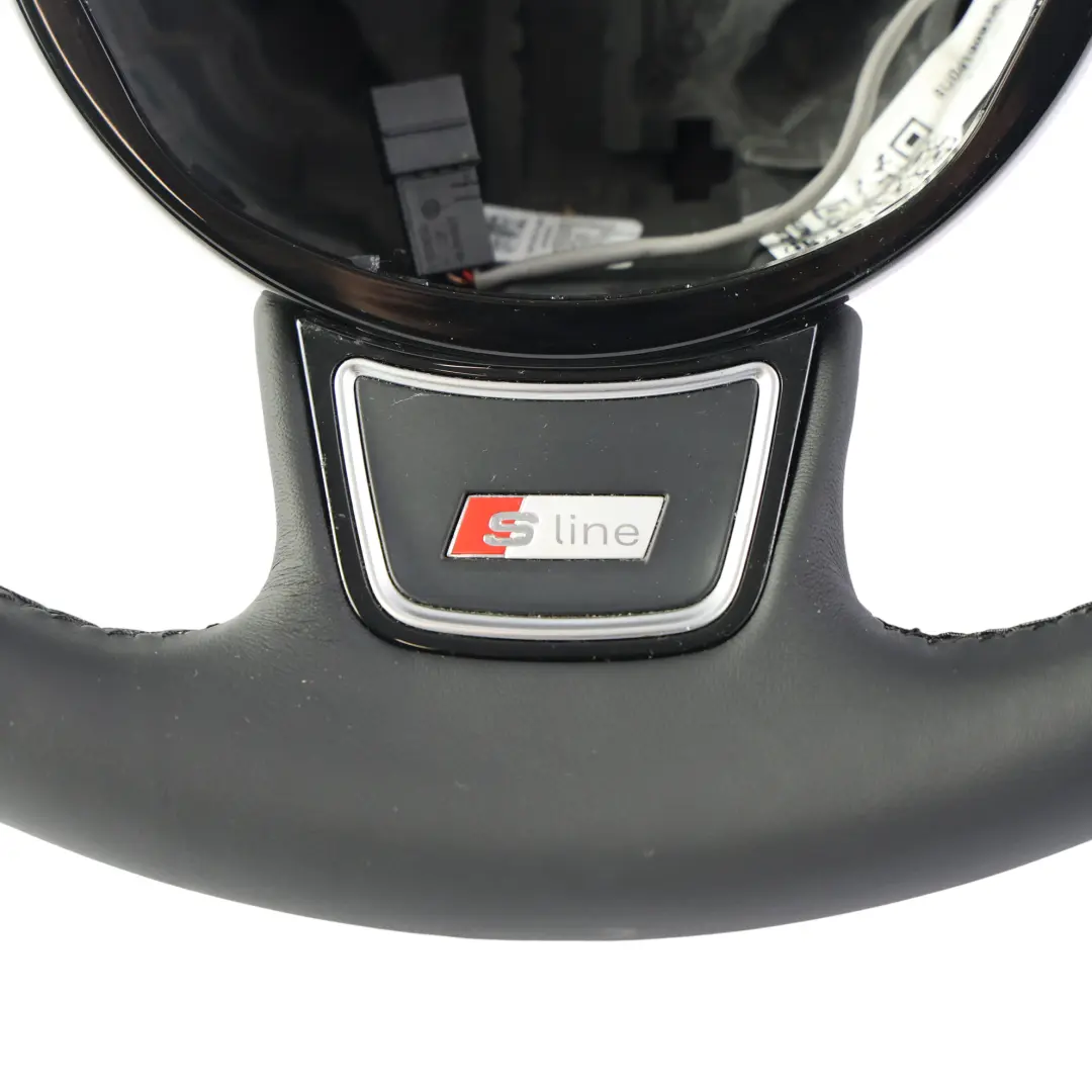 Audi Q3 8U Kierownica S Line NOWA Czarna Skóra Multifunkcja - SKU 8U0419091R-2 - Numer Części 8U0419091R