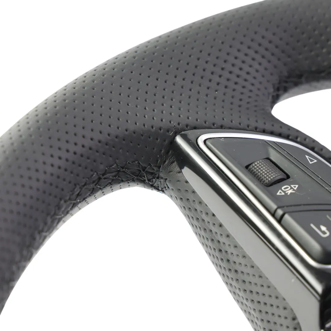Leather Steering Wheel Multifunction to Audi A3 8V NEW Black with Part number 8V0419091CG Audi A3 8V NEW Black Leather Steering Wheel Multifunction - SKU 8V0419091CG-1 - Part number 8V0419091CG