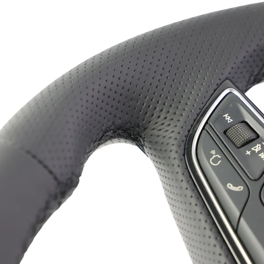 Audi A3 8V NEW Black Leather Steering Wheel Multifunction - SKU 8V0419091CG-1 - Part number 8V0419091CG