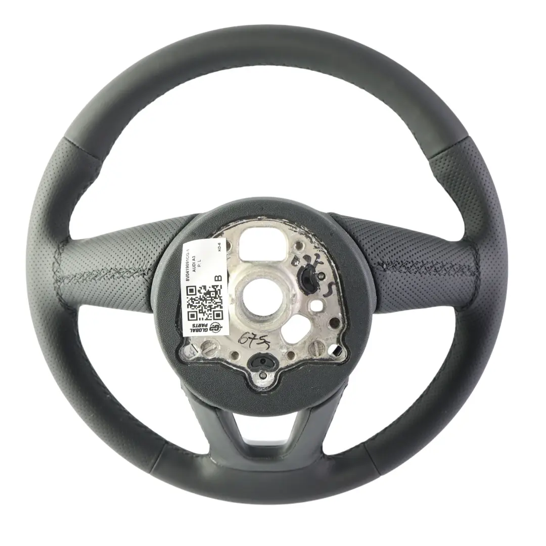 NEU Schwarz Leder Lenkrad Multifunktion für Audi A3 8V mit Teilenummer 8V0419091CG Audi A3 8V NEU Schwarz Leder Lenkrad Multifunktion - SKU 8V0419091CG-1 - Teilenummer 8V0419091CG