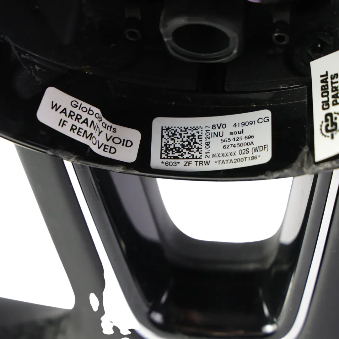 Audi A3 8V NEW Black Leather Steering Wheel Multifunction - SKU 8V0419091CG-1 - Part number 8V0419091CG