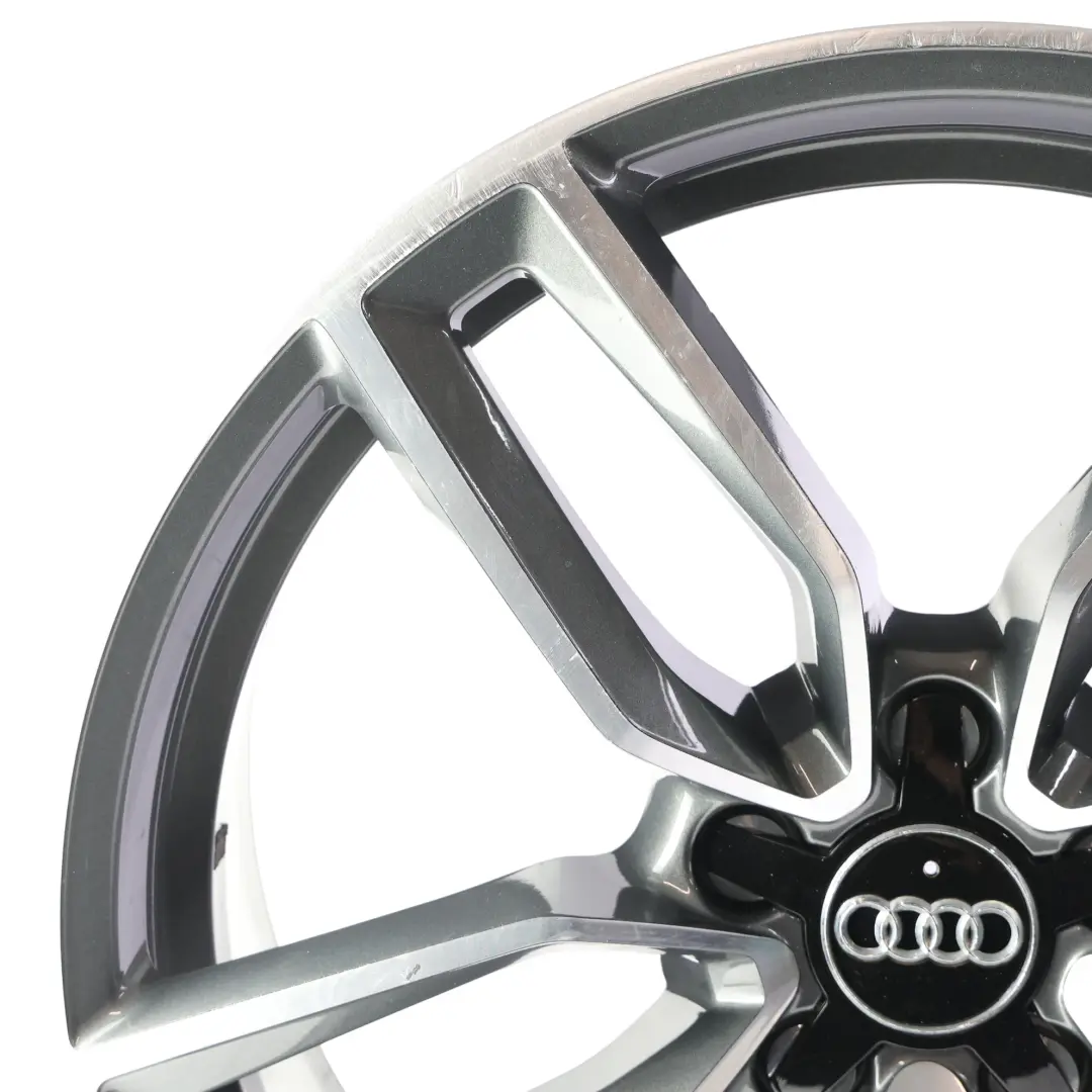 Silber Alu Felge 19" 8J ET:49 Doppelte Stern Speiche für Audi A3 8V mit Teilenummer 8V0601025AB Audi A3 8V Silber Alu Felge 19" 8J ET:49 Doppelte Stern Speiche - SKU 8V0601025AB-3 - Teilenummer 8V0601025AB