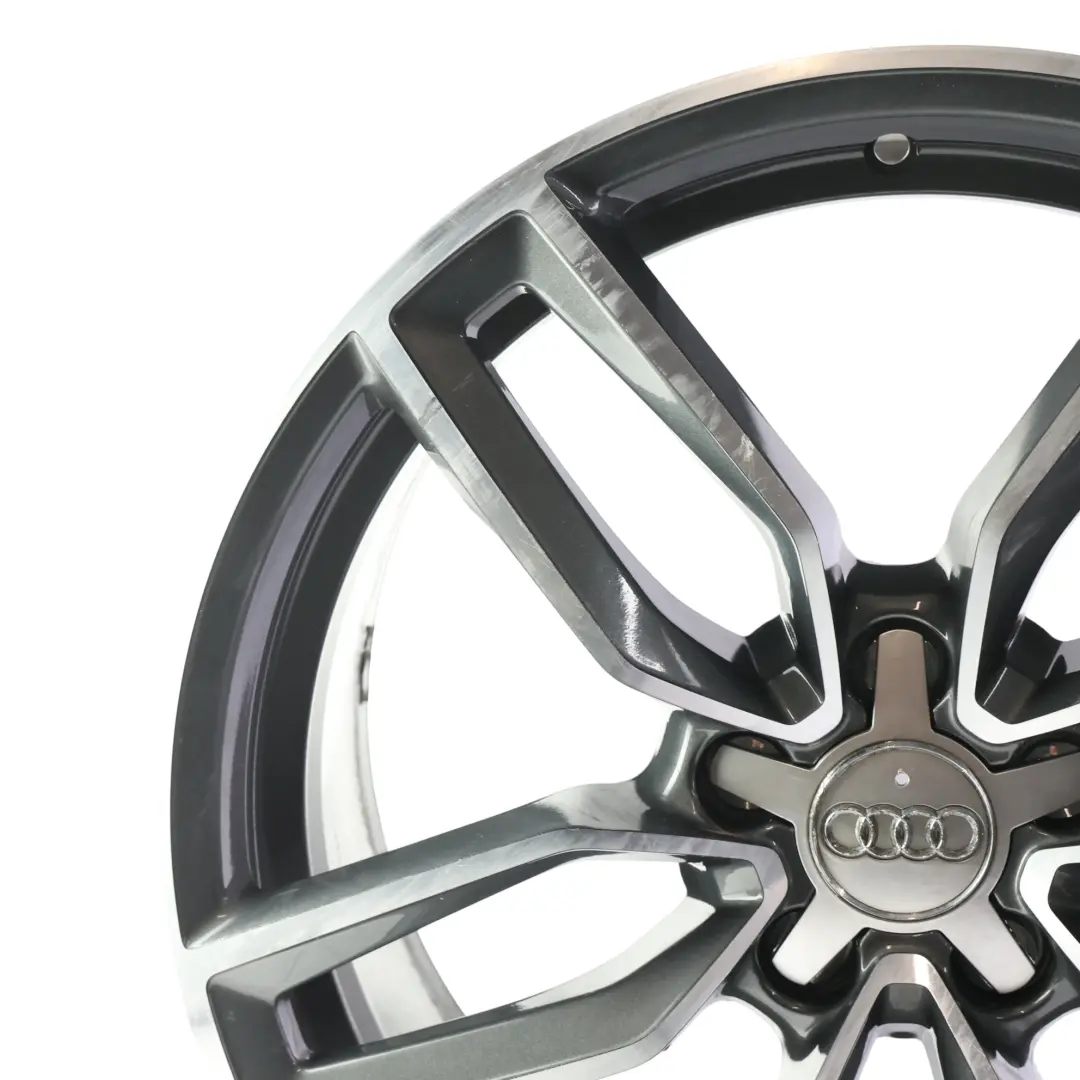 Audi A3 8V Silber Alu Felge 19" 8J ET:49 Doppelte Stern Speiche - SKU 8V0601025AB-4 - Teilenummer 8V0601025AB