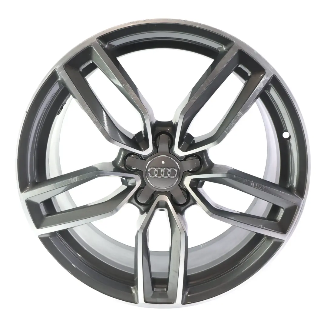 Alloy Rim 19" 8J ET:49 Double Star Spoke to Audi A3 8V Silver Wheel with Part number 8V0601025AB Audi A3 8V Silver Wheel Alloy Rim 19" 8J ET:49 Double Star Spoke - SKU 8V0601025AB-5 - Part number 8V0601025AB