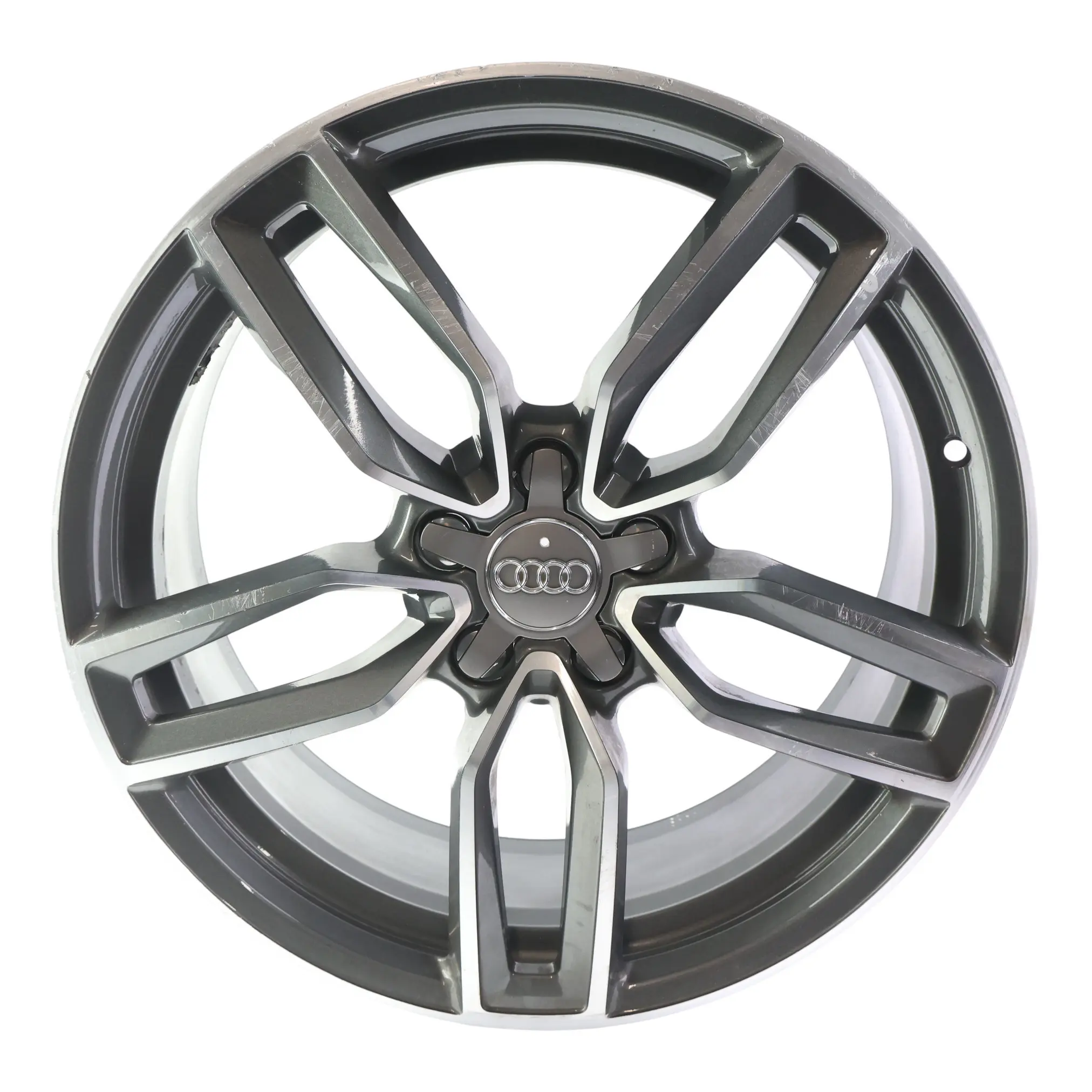 Audi A3 8V Silver Wheel Alloy Rim 19" 8J ET:49 Double Star Spoke 8V0601025AB