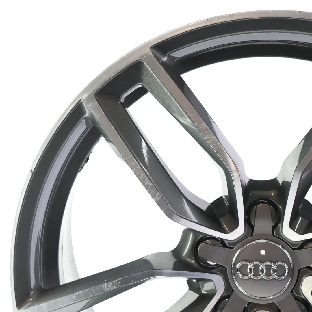Audi A3 8V Silver Wheel Alloy Rim 19" 8J ET:49 Double Star Spoke - SKU 8V0601025AB-5 - Part number 8V0601025AB