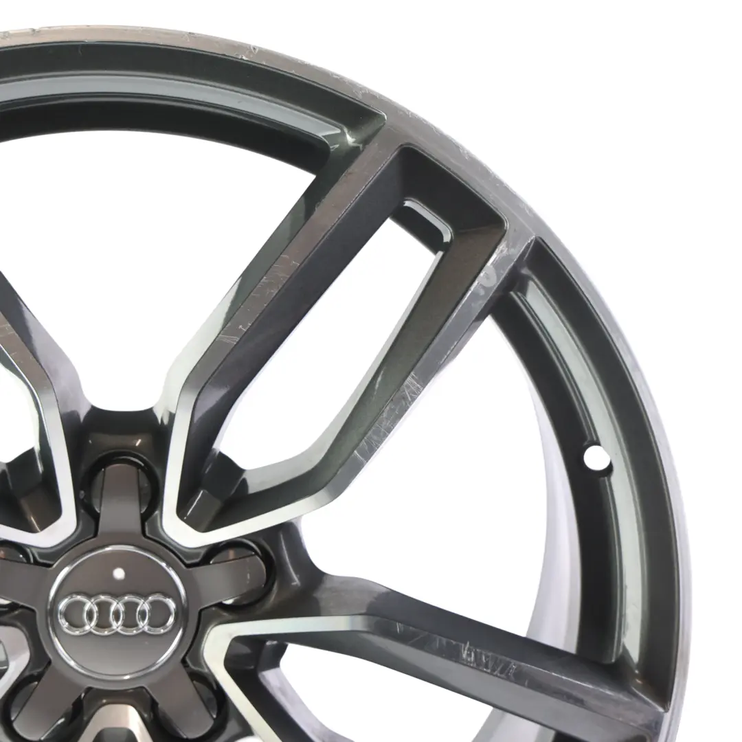 Audi A3 8V Silver Wheel Alloy Rim 19" 8J ET:49 Double Star Spoke - SKU 8V0601025AB-5 - Part number 8V0601025AB