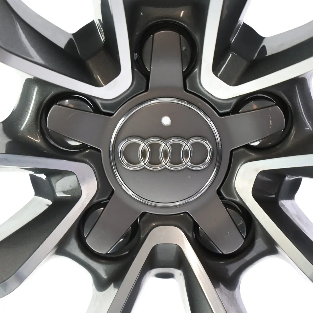 Alloy Rim 19" 8J ET:49 Double Star Spoke to Audi A3 8V Silver Wheel with Part number 8V0601025AB Audi A3 8V Silver Wheel Alloy Rim 19" 8J ET:49 Double Star Spoke - SKU 8V0601025AB-5 - Part number 8V0601025AB