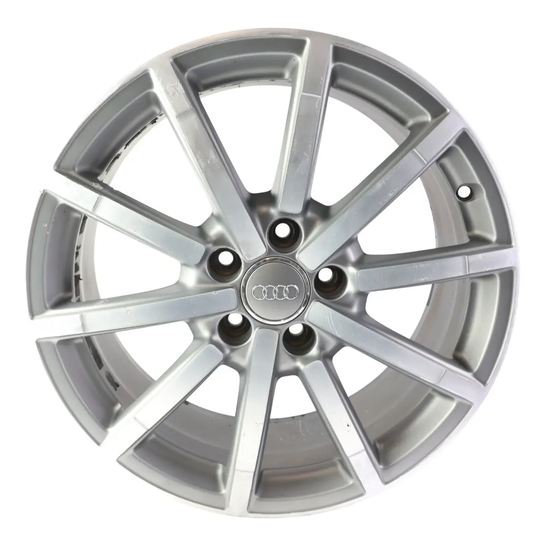 Felga Aluminiowa Srebrna 18" 7.5J ET:51 do Audi A3 S3 8V o numerze 8V0601025AM Audi A3 S3 8V Felga Aluminiowa Srebrna 18" 7.5J ET:51 - SKU 8V0601025AM-1 - Numer Części 8V0601025AM